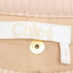 Chloé Beige Jersey Wool Sweatshirt S