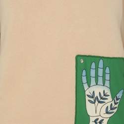 Chloé Beige Jersey Wool Sweatshirt S