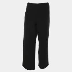 Chloe Black Crepe Trousers S