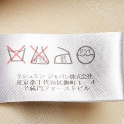 Pre Owned Chloe Cream Silk Chiffon Oversized Top L