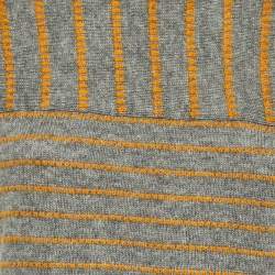 Pre Owned Chloe Grey & Yellow Wool Knit Sleeveless Sweater M