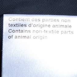 Pre Owned Chloe Navy Blue Wool Felted Double Breasted Long Coat S