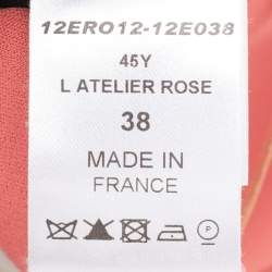 Pre Owned Chloe Colorblock Crepe Fabric Midi Dress M