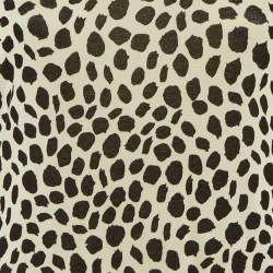 Pre Owned Chloe Cream/Black Leopard Print Jersey Top S