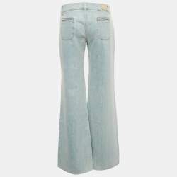 Pre Owned Chloe Blue Denim Flared Jeans M/Waist 32"