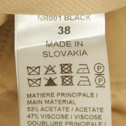 Pre Owned Chloe Black Crepe Formal Trousers M