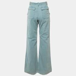 مملوكة مسبقًا Chloe Blue Corduroy Cargo Trousers M