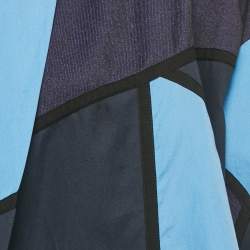 مملوكة مسبقًا سترة كلوى قطن أزرق بتطريزات أمامية مفتوحة مقاس صغير (سمول)