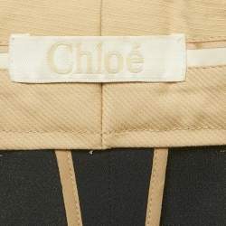 مملوكة مسبقًا شورت كلوي شيفون أزرق بحري مقاس متوسط