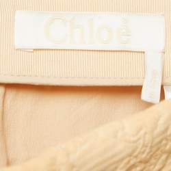 مملوكة مسبقًا تنورة كلوي فلونس صغيرة جاكار زهري بانسي مقاس متوسط - ميديم