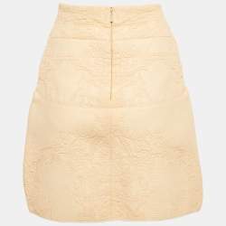 مملوكة مسبقًا تنورة كلوي فلونس صغيرة جاكار زهري بانسي مقاس متوسط - ميديم