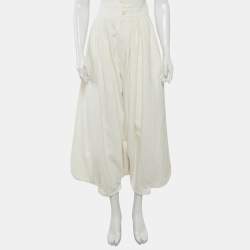 مملوكة مسبقًا Chloe Off-White Denim Iconic Milk Balloon Pants M