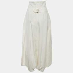 مملوكة مسبقًا Chloe Off-White Denim Iconic Milk Balloon Pants M