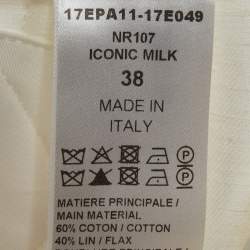 مملوكة مسبقًا Chloe Off-White Denim Iconic Milk Balloon Pants M