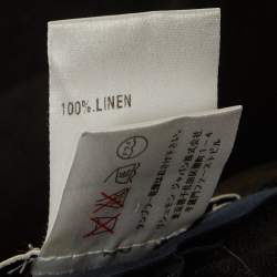 Pre Owned Chloe Black Linen Tailored Shorts S