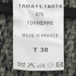 Pre Owned Chloe Grey Wool Coat M