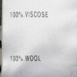 Pre Owned Chloe Grey Wool Coat M