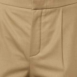 مملوكة مسبقًا Chloé Khaki Wool Trousers M