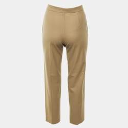 مملوكة مسبقًا Chloé Khaki Wool Trousers M