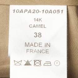 مملوكة مسبقًا Chloé Khaki Wool Trousers M