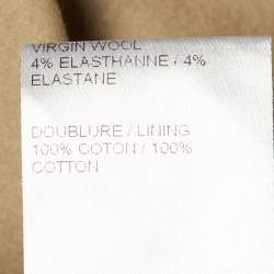 مملوكة مسبقًا Chloé Khaki Wool Trousers M