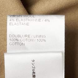 مملوكة مسبقًا Chloé Khaki Wool Trousers M