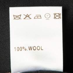 مملوكة مسبقًا Chloé Black Wool Embellished Detail Pants M