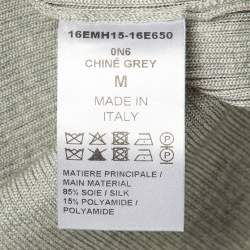 Pre Owned Chloé Grey Knit Tank Top M