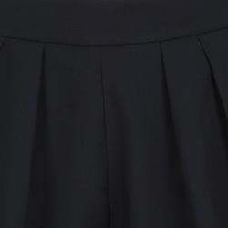 Pre Owned Chloe Black High Waist Tie Detail Shorts S