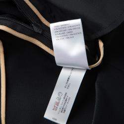 Pre Owned Chloe Black High Waist Tie Detail Shorts S