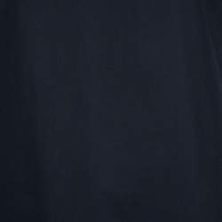 Pre Owned Chloe Navy Blue Woven Cotton Sleeveless Top M