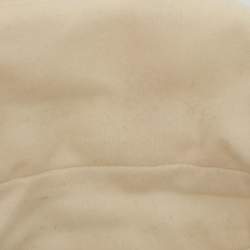 Pre Owned Chloe Light Beige Wool Blend Embroidered Cropped Jacket L