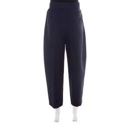 Pre Owned Chloe Ultra Marine Pleat Detail High Waist Culottes S