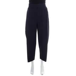 Pre Owned Chloe Ultra Marine Pleat Detail High Waist Culottes S