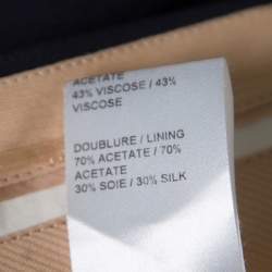Pre Owned Chloe Ultra Marine Pleat Detail High Waist Culottes S