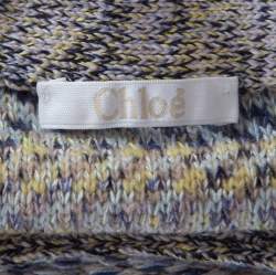 Chloe Multicolor Striped Chunky Knit Sweater S