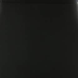 Pre Owned Chloé Black Crepe Knit Asymmetric Hem A Line Skirt M