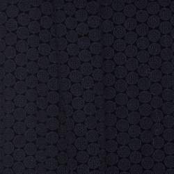 Pre Owned Chloe Navy Blue Silk Chiffon and Guipure Lace Blouse M 