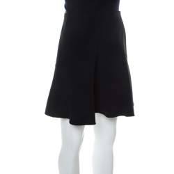 Pre Owned Chloe Black Crepe A-Line Short Skirt M