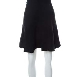 Pre Owned Chloe Black Crepe A-Line Short Skirt M