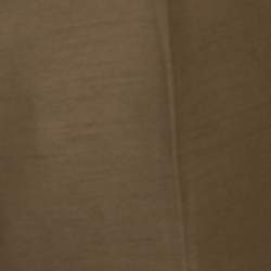 Pre Owned Chloe Light Brown Linen Blend Wide Leg Trousers M