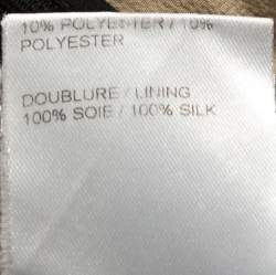 Pre Owned Chloe Black Cotton Eyelet Lace Scalloped Sheath Dress M