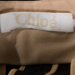 Chloé Black Stretch Wool Flared Trousers M
