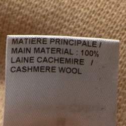 Pre Owned Chloe Buttercream Cashmere V Neck Sweater Dress M 