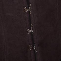 Pre Owned Chloe Vintage Brown Cotton Corset Blazer M