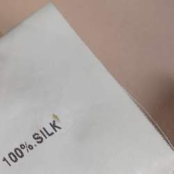 Pre Owned Chloe Vintage Gazelle Ombre Silk Bead Embellished Cowl Neck Dress S