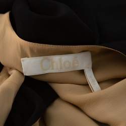 Pre Owned Chloe Black Silk Sleeveless Tank Top S