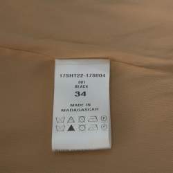 Pre Owned Chloe Black Silk Sleeveless Tank Top S