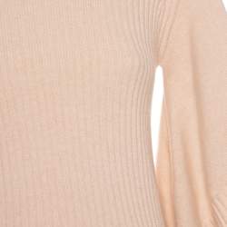 مملوكة مسبقًا سويتر كلوي أكمام عريضة كشمير وردي باهت مقاس صغير جداً (اكس سمول)