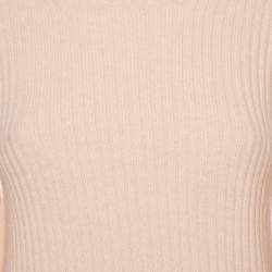 مملوكة مسبقًا سويتر كلوي أكمام عريضة كشمير وردي باهت مقاس صغير جداً (اكس سمول)